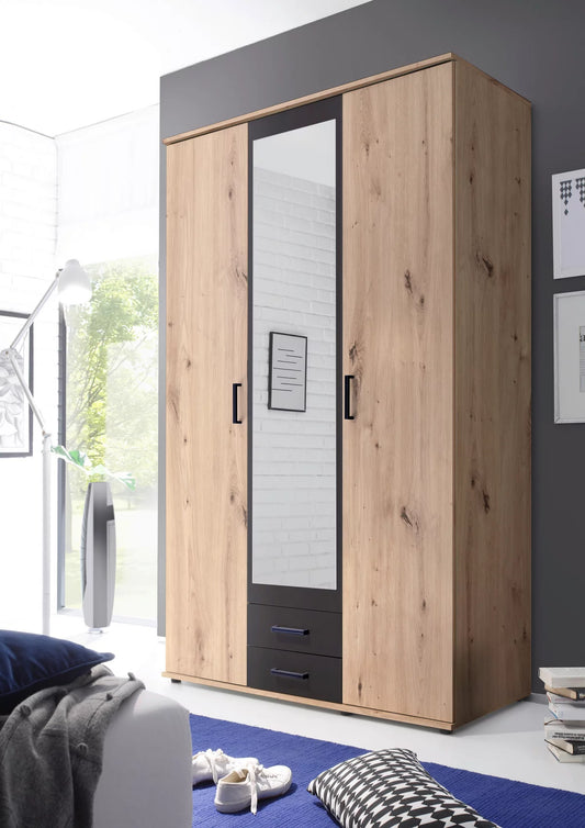 Šatníková skriňa CHICAGO šírka 119,6cm