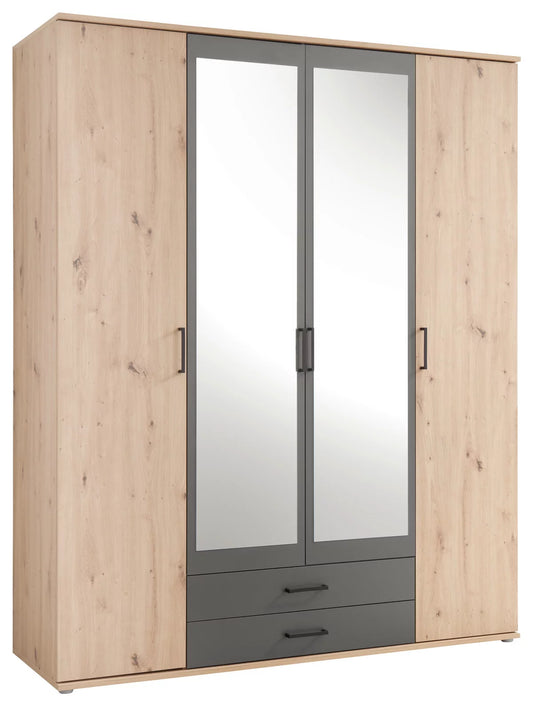 Šatníková skriňa CHICAGO šírka 159,6cm