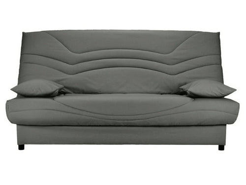 Banquette-lit clic clac couchage Quotidien LES TENDANCES Déhoussable gris