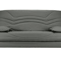 Banquette-lit clic clac couchage Quotidien LES TENDANCES Déhoussable gris
